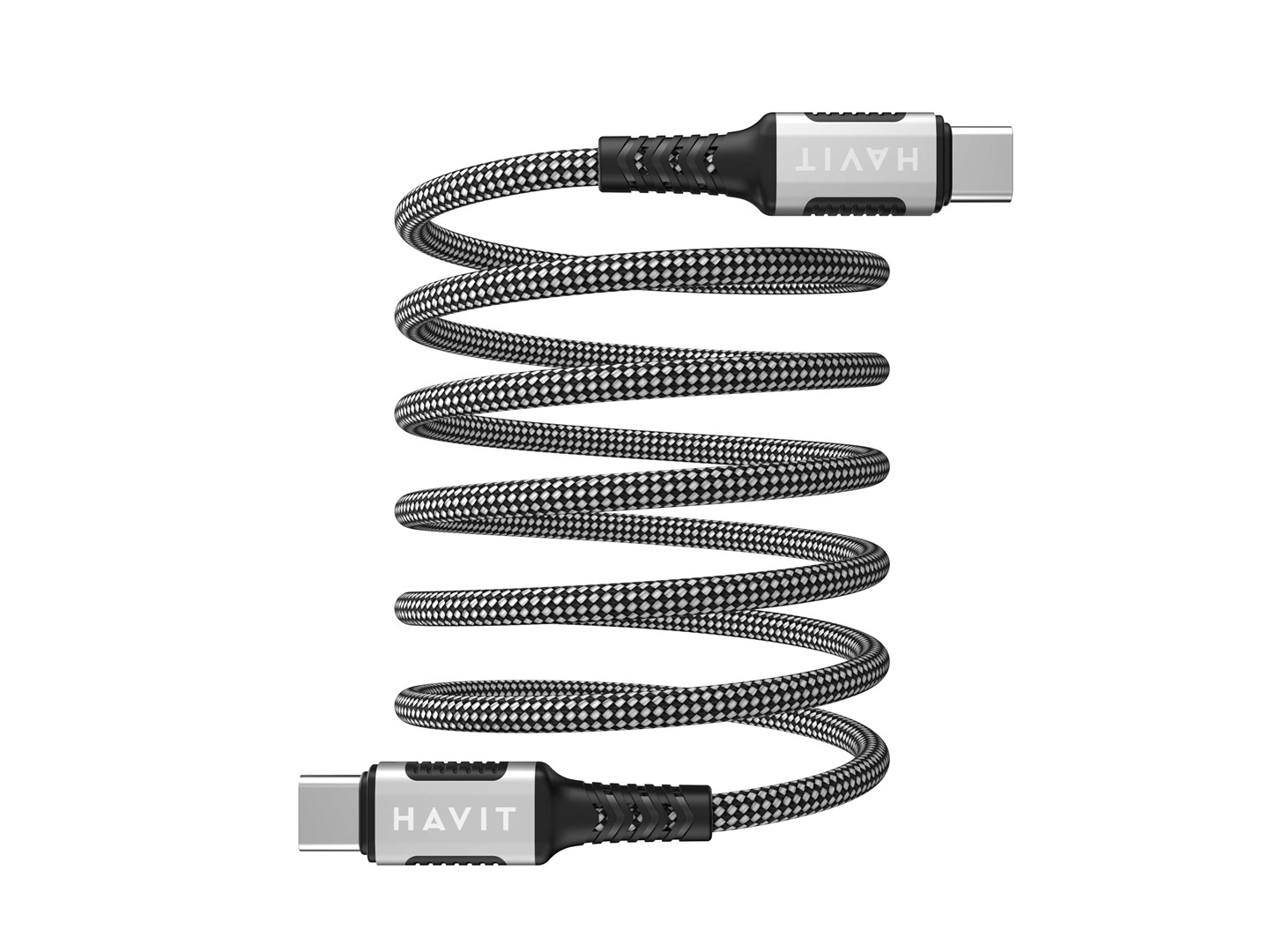 Havit CB6297 - Magnetic cable USB type C to USB type C, 1m (black) Havit CB6297 - Magnetic cable USB type C to USB type C, 1m (black)