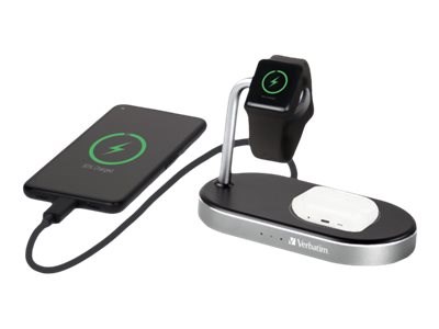 Verbatim WCS-02 Universal Black USB Wireless charging Fast charging Indoor Verbatim WCS-02 Universal Black USB Wireless charging Fast charging Indoor