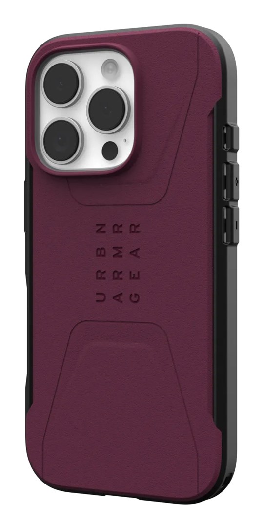 Urban Armor Gear Civilian mobile phone case 16 cm (6.3") Cover Bordeaux Urban Armor Gear Civilian mobile phone case 16 cm (6.3") Cover Bordeaux