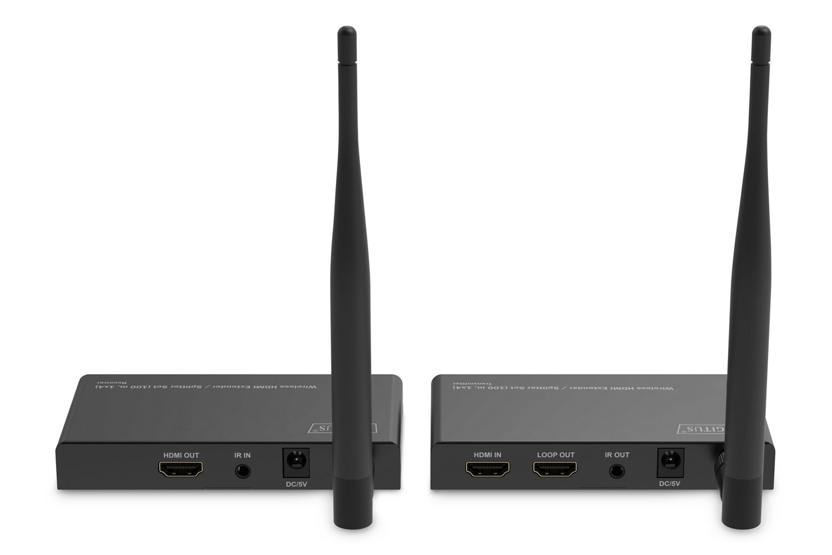 Digitus Wireless HDMI Extender / Splitter Set (100 m, 1x4) Digitus Wireless HDMI Extender / Splitter Set (100 m, 1x4)