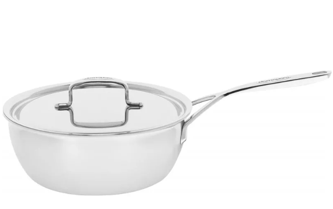 DEMEYERE 5-PLUS 3.3 LTR conical saucepan DEMEYERE 5-PLUS 3.3 LTR conical saucepan
