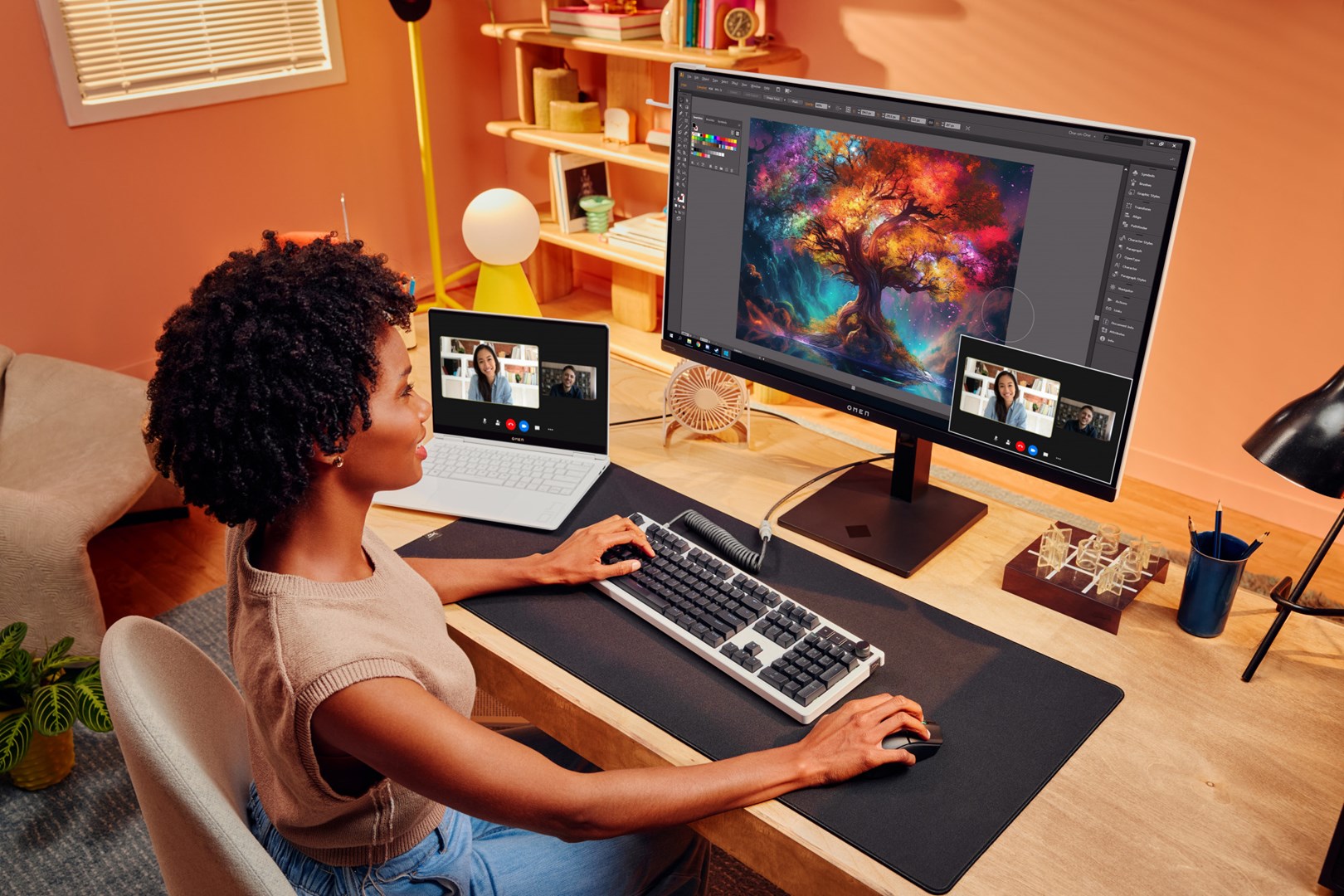 HP OMEN Transcend 31.5 inch UHD 240Hz OLED Gaming Monitor - Transcend 32 HP OMEN Transcend 31.5 inch UHD 240Hz OLED Gaming Monitor - Transcend 32