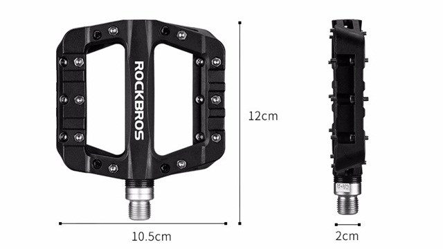 Rockbros 2017-12CBK Nylon cycle pedal set - Black Rockbros 2017-12CBK Nylon cycle pedal set - Black