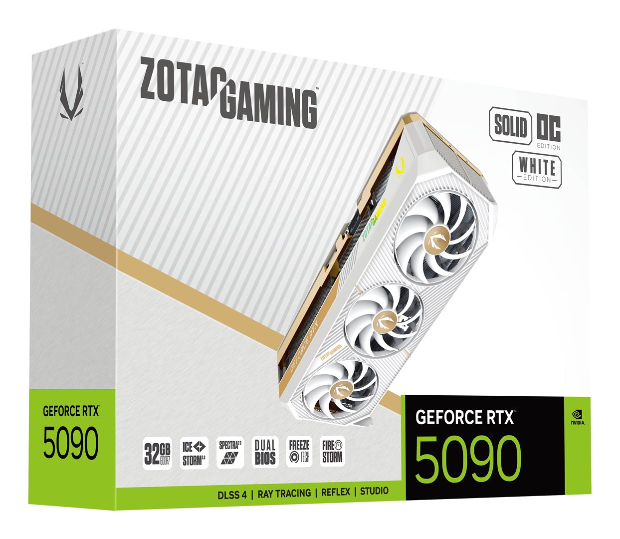 Zotac GAMING GeForce RTX 5090 SOLID OC NVIDIA 32 GB GDDR7 Zotac GAMING GeForce RTX 5090 SOLID OC NVIDIA 32 GB GDDR7