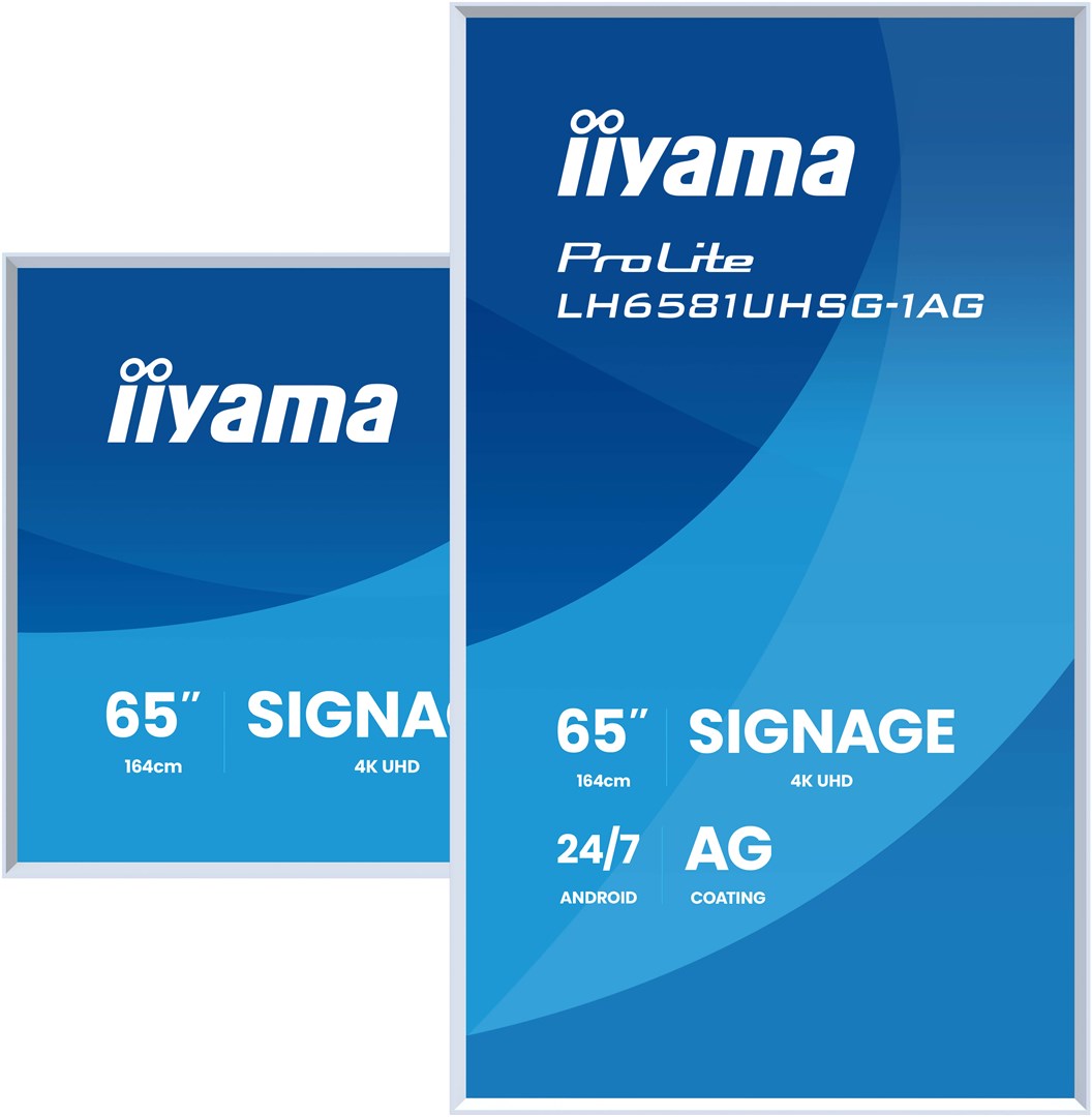 iiyama 65" 4K UHD Digital Signage Display — Sleek, Flexible, and Ready for Any Creative Space iiyama 65" 4K UHD Digital Signage Display — Sleek, Flexible, and Ready for Any Creative Space