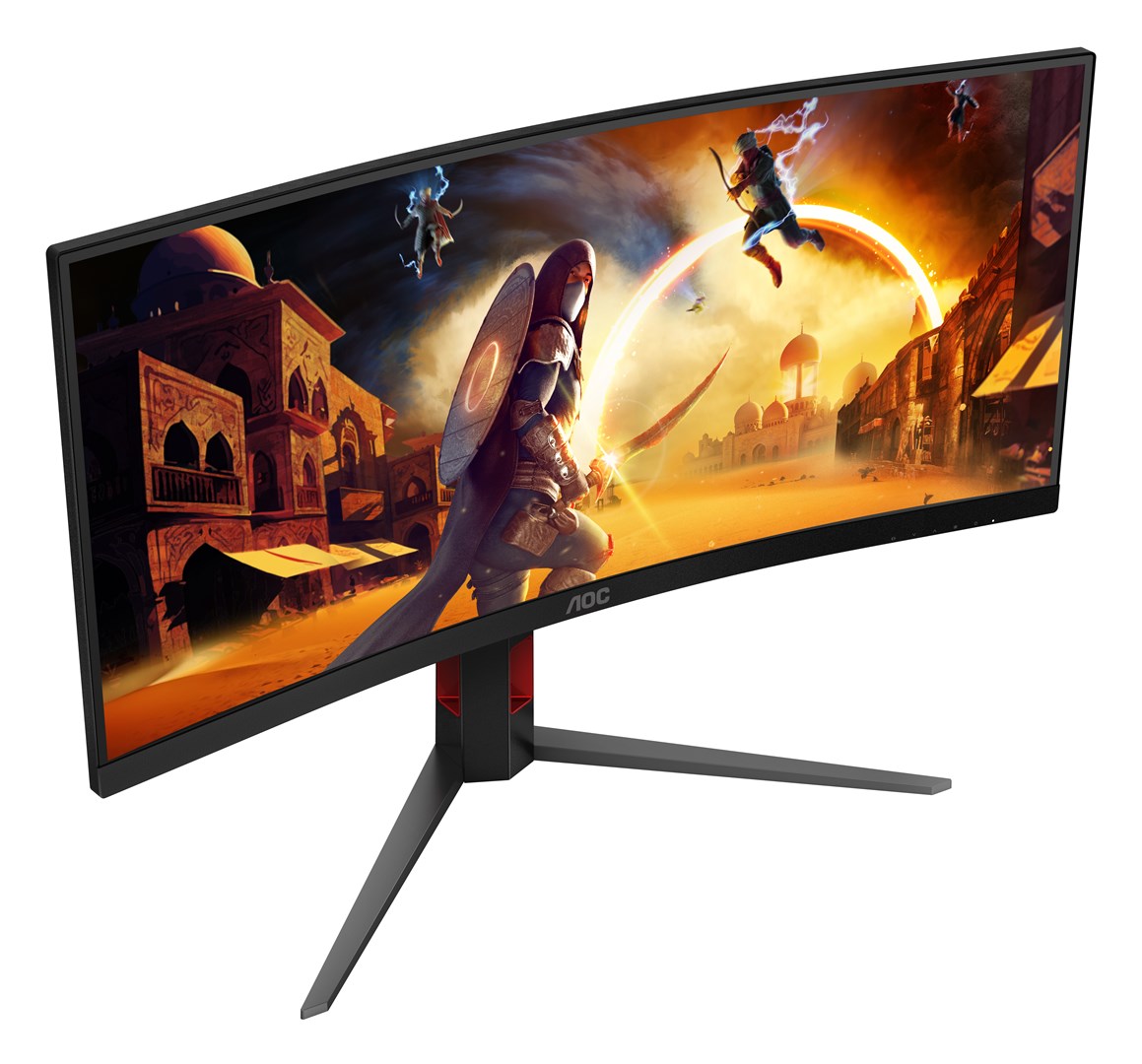 AOC G4 CU34G4 computer monitor 86.4 cm (34") 3440 x 1440 pixels Wide Quad HD LED Black, Red AOC G4 CU34G4 computer monitor 86.4 cm (34") 3440 x 1440 pixels Wide Quad HD LED Black, Red