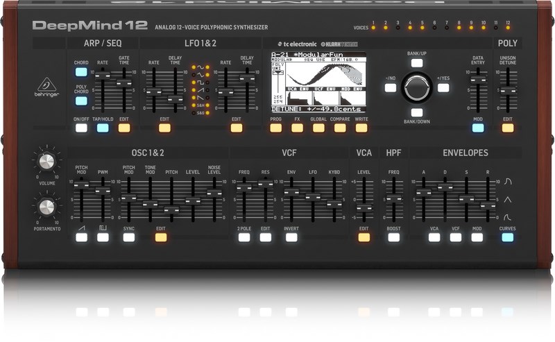 Behringer Deepmind 12D Analog synthesizer Black Behringer Deepmind 12D Analog synthesizer Black