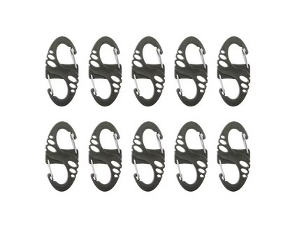Mil-Tec S-Hook snap hook set - Green Mil-Tec S-Hook snap hook set - Green