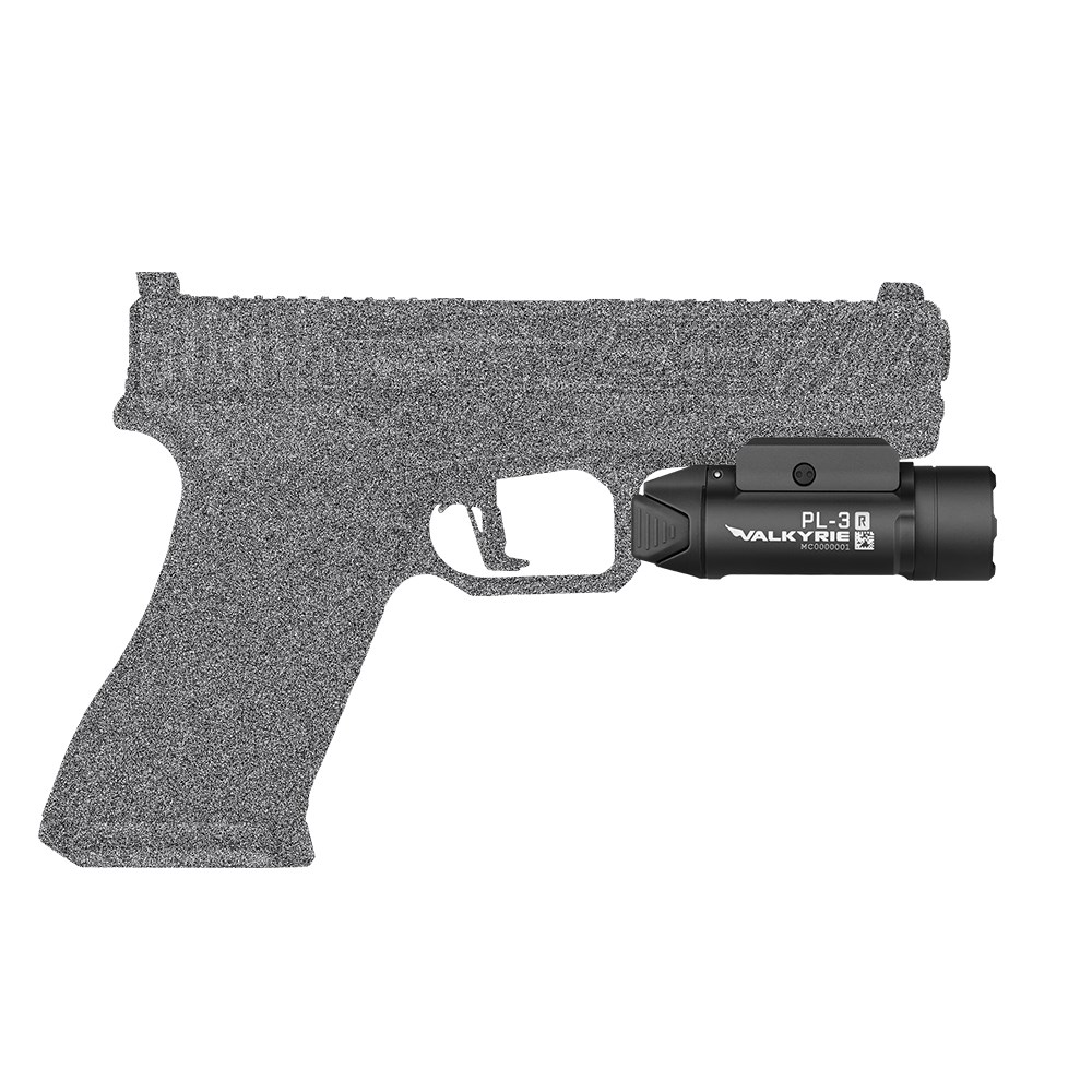 Olight PL-3R Valkyrie Black weapon torch - 1500 lumens Olight PL-3R Valkyrie Black weapon torch - 1500 lumens