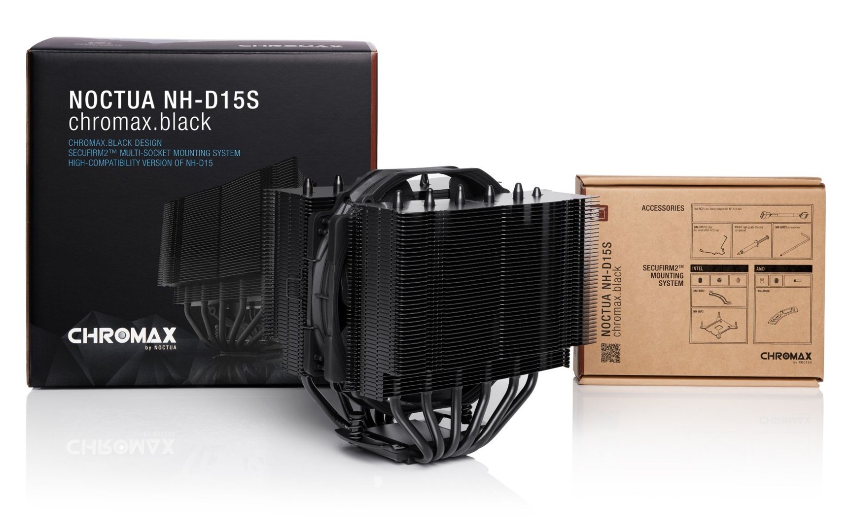 Noctua NH-D15S chromax.black Processor Cooler 14 cm 1 pc(s) Noctua NH-D15S chromax.black Processor Cooler 14 cm 1 pc(s)