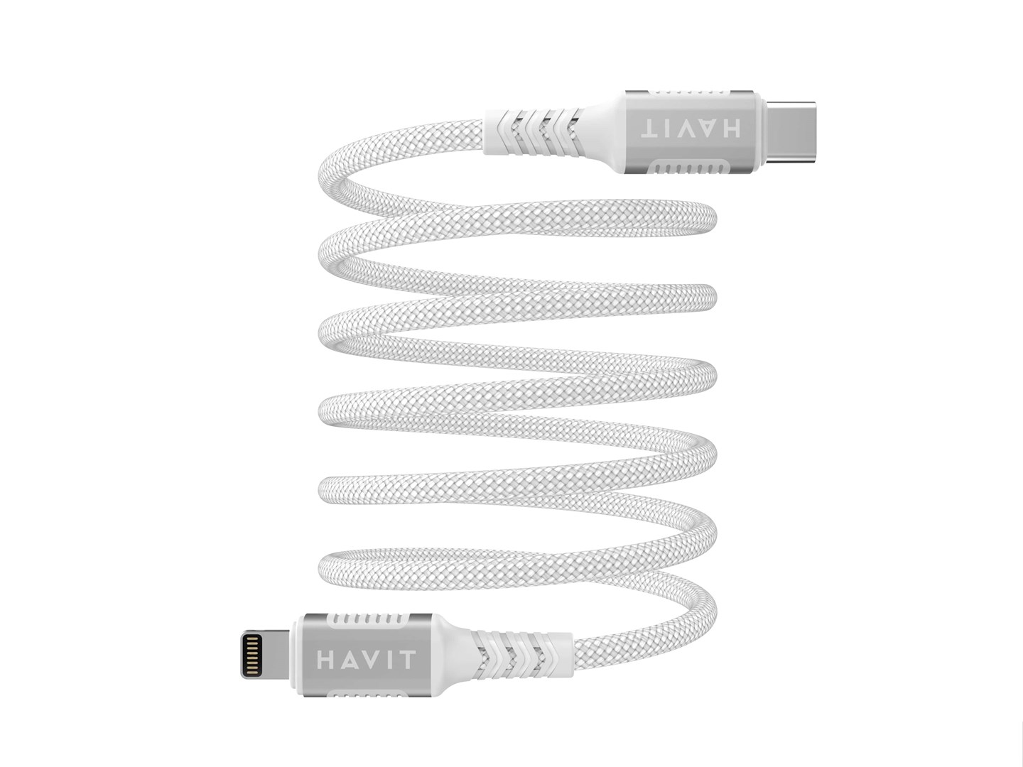 Havit CB6298 - Magnetic USB type C-Lightning cable, 1 m (white) Havit CB6298 - Magnetic USB type C-Lightning cable, 1 m (white)