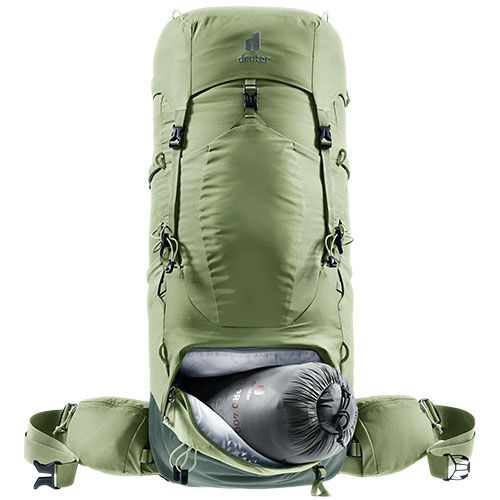 Deuter Aircontact Lite 45+10 SL Women's hiking backpack Black Deuter Aircontact Lite 45+10 SL Women's hiking backpack Black