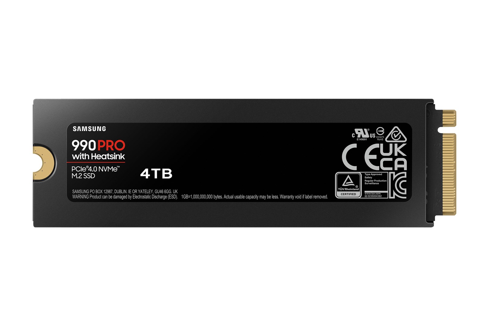 Samsung 990 Pro 4 TB M.2 PCI Express 4.0 NVMe V-NAND TLC Samsung 990 Pro 4 TB M.2 PCI Express 4.0 NVMe V-NAND TLC