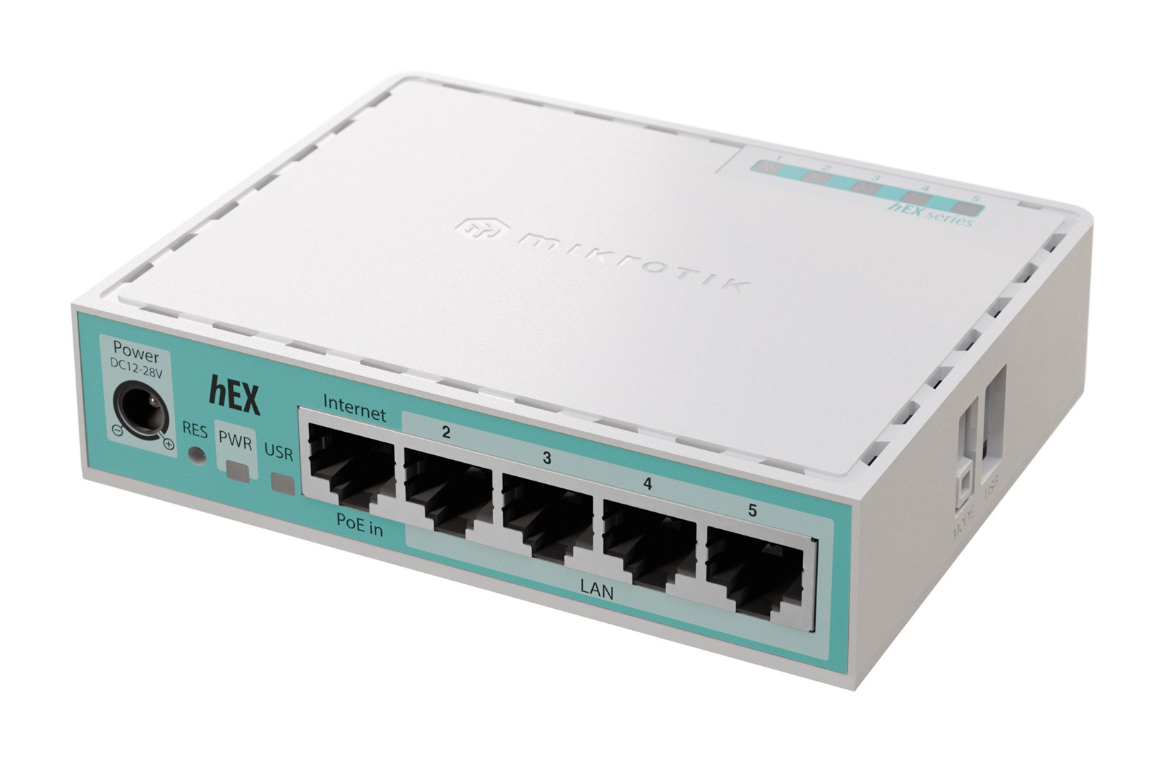 Mikrotik hEX wired router Gigabit Ethernet White Mikrotik hEX wired router Gigabit Ethernet White