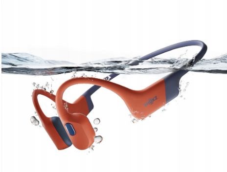 Shokz OpenSwim Pro Red wireless bone conduction headphones Shokz OpenSwim Pro Red wireless bone conduction headphones
