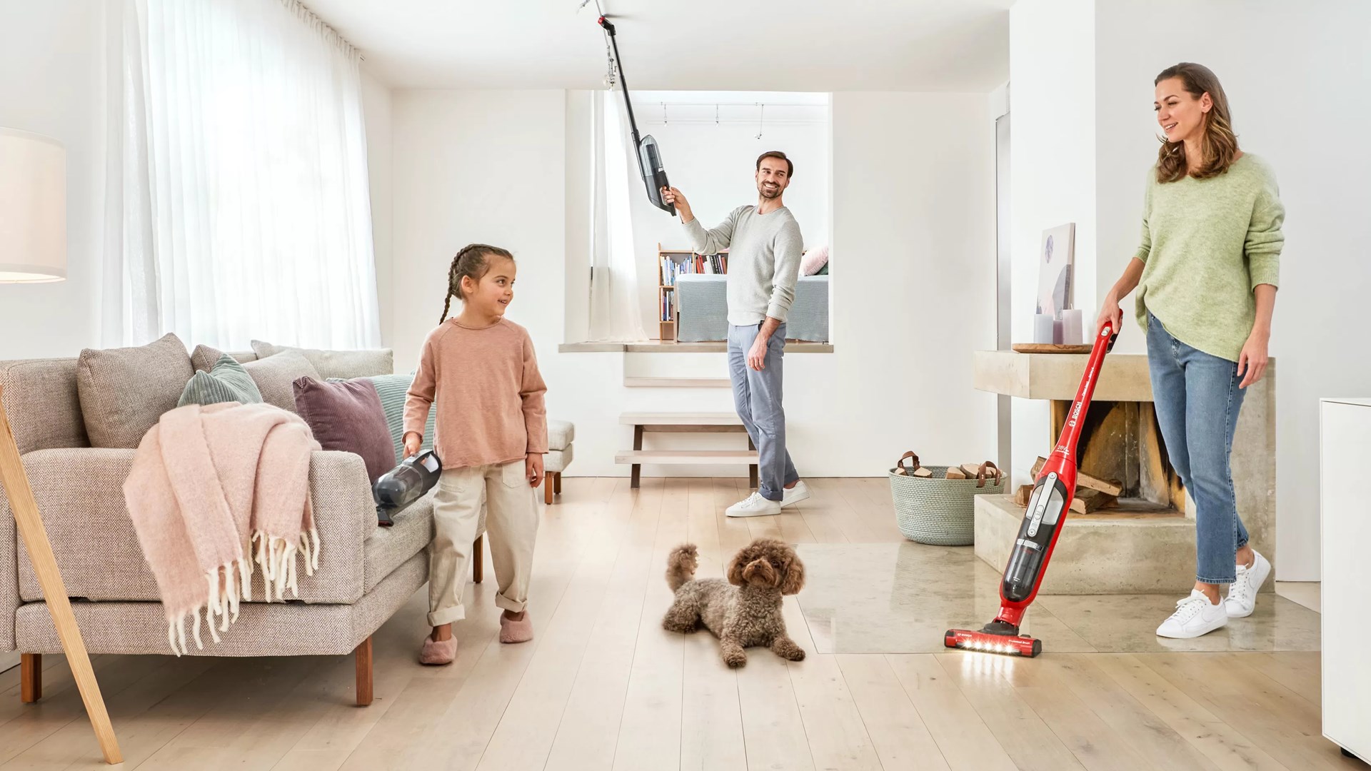 Bosch Serie 4 BBH3ZOO28 stick vacuum/electric broom Battery Dry Bagless 0.4 L Red 2.15 Ah Bosch Serie 4 BBH3ZOO28 stick vacuum/electric broom Battery Dry Bagless 0.4 L Red 2.15 Ah