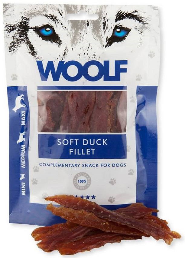 WOOLF Soft Duck Fillet - dog treat - 100 g WOOLF Soft Duck Fillet - dog treat - 100 g
