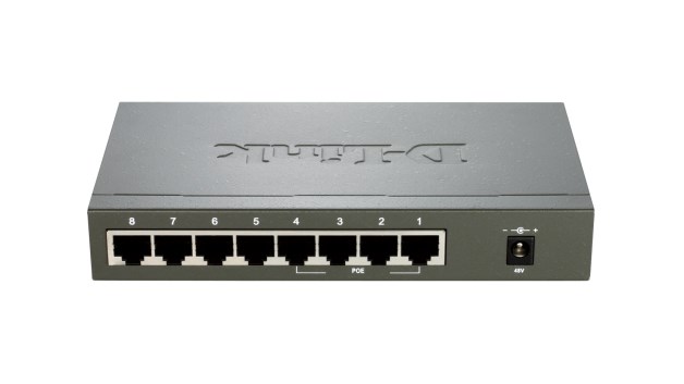D-Link 8-port 10/100 Desktop Switch with 4 PoE Ports D-Link 8-port 10/100 Desktop Switch with 4 PoE Ports