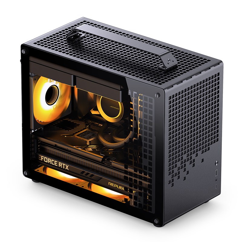 Jonsplus MATX Handle Case Z20 - black Jonsplus MATX Handle Case Z20 - black