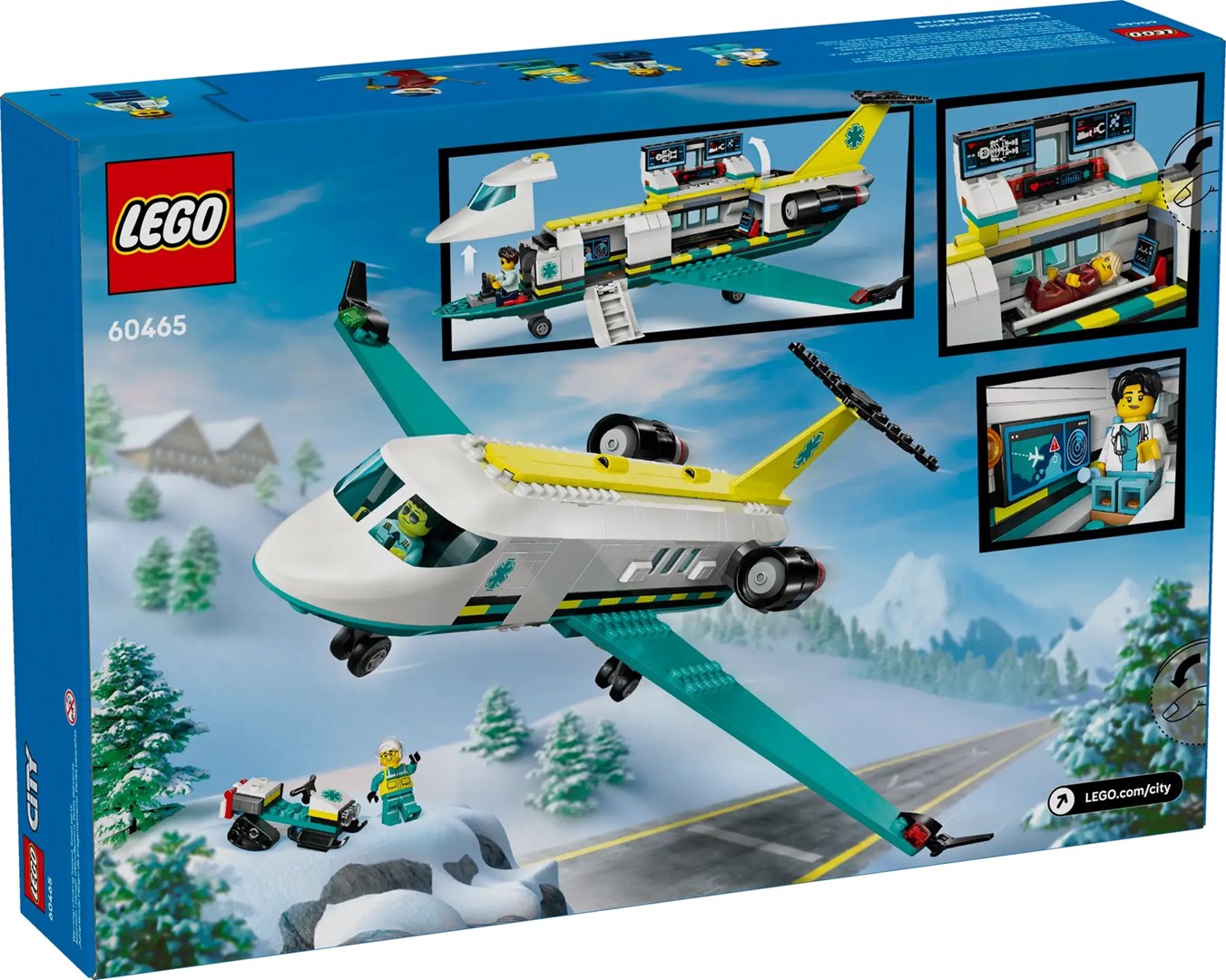 LEGO CITY 60465 Emergency Air Ambulance Airplane LEGO CITY 60465 Emergency Air Ambulance Airplane