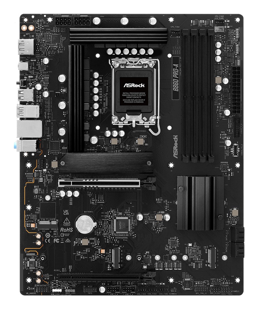 Asrock B860 Pro-A Intel B860 LGA 1851 (Socket V1) ATX Asrock B860 Pro-A Intel B860 LGA 1851 (Socket V1) ATX