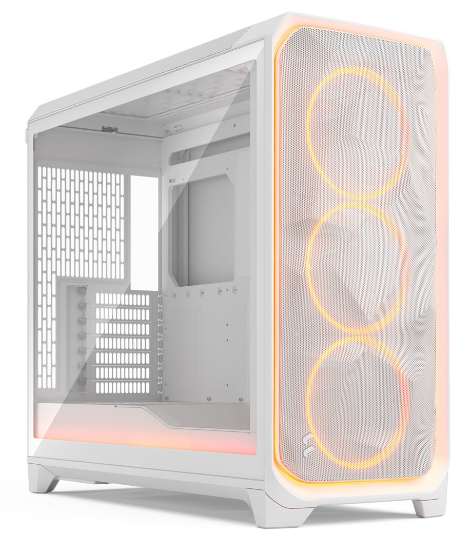 Fractal Design Meshify 3 XL Ambience Pro RGB White TG Clear Tint Fractal Design Meshify 3 XL Ambience Pro RGB White TG Clear Tint