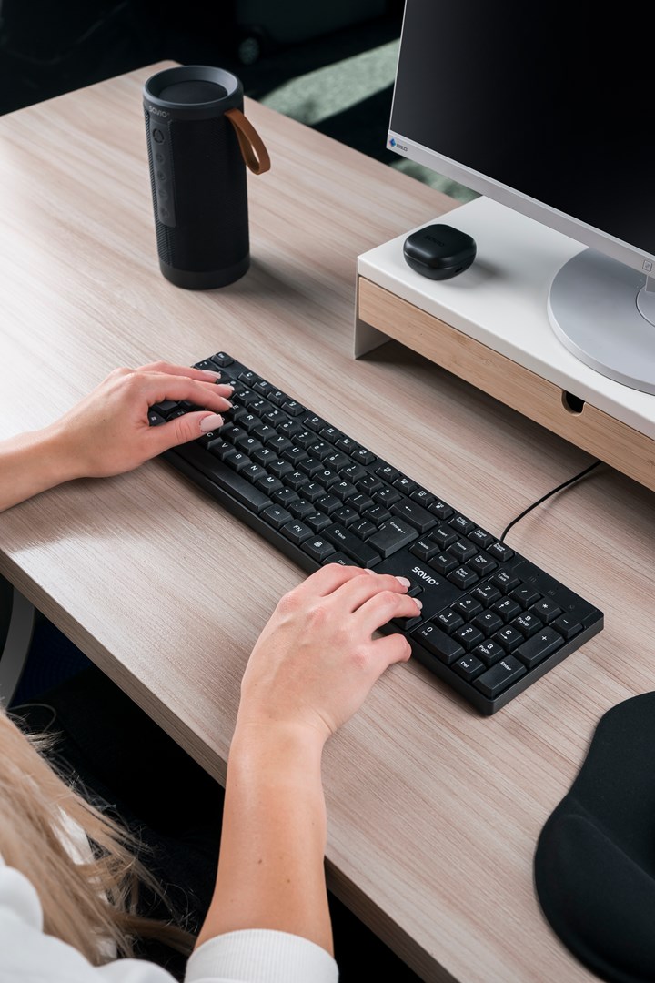 Savio KB-01 keyboard Home/Office USB QWERTY US English Black Savio KB-01 keyboard Home/Office USB QWERTY US English Black