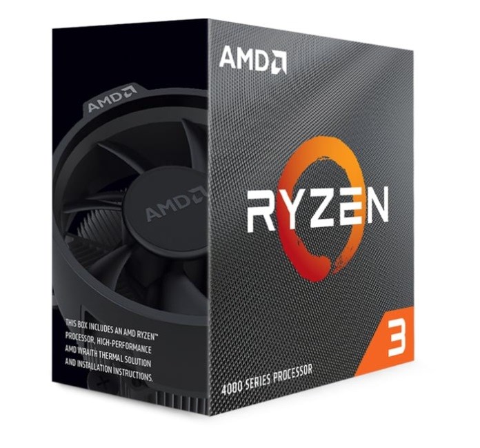 AMD Ryzen 3 4100 processor 3.8 GHz 4 MB L3 Box AMD Ryzen 3 4100 processor 3.8 GHz 4 MB L3 Box