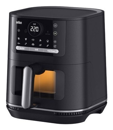 Braun HF5073 Single 6 L Stand-alone 2000 W Hot air fryer Black Braun HF5073 Single 6 L Stand-alone 2000 W Hot air fryer Black
