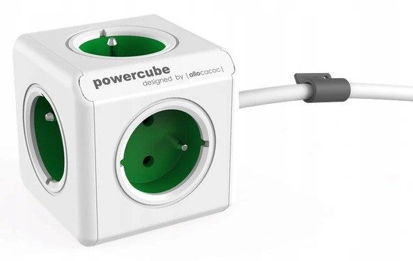 Allocacoc PowerCube Extended Type E power extension 1.5 m 5 AC outlet(s) Indoor Green Allocacoc PowerCube Extended Type E power extension 1.5 m 5 AC outlet(s) Indoor Green