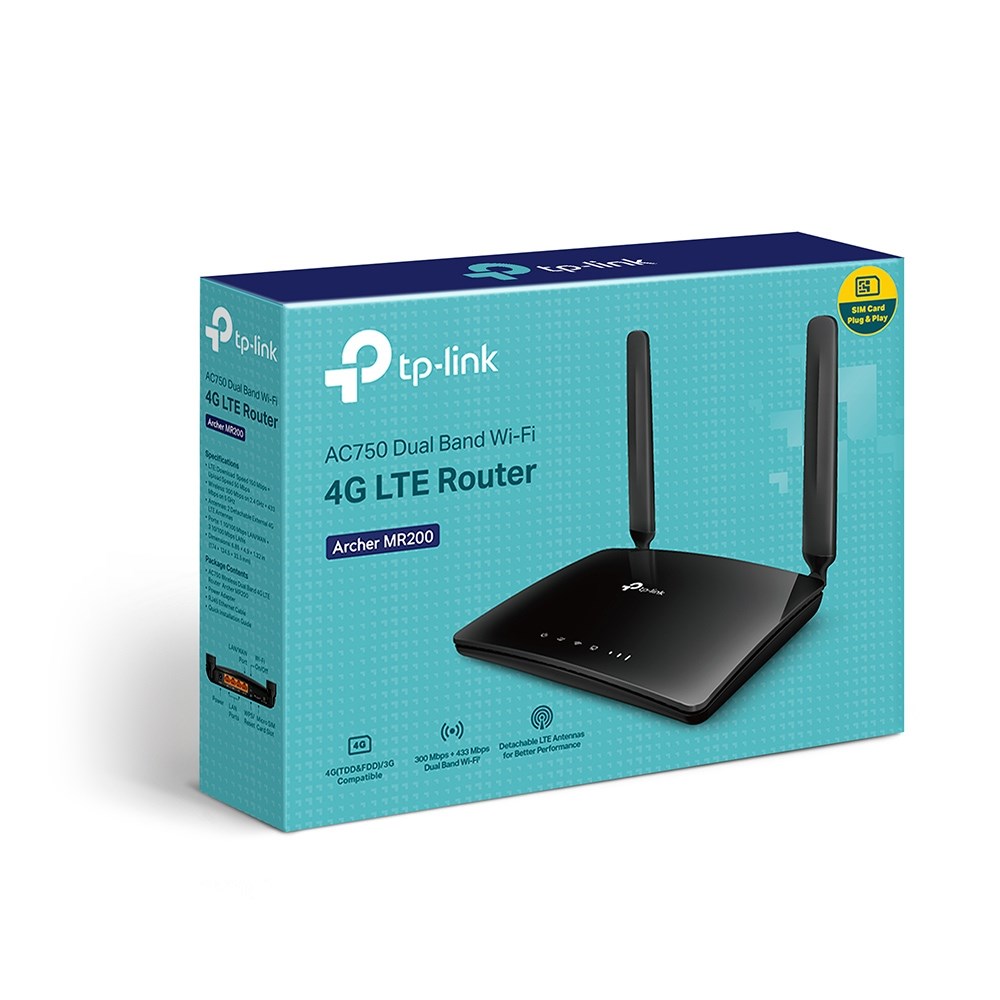 TP-Link AC750 Wireless Dual Band 4G TP-Link AC750 Wireless Dual Band 4G