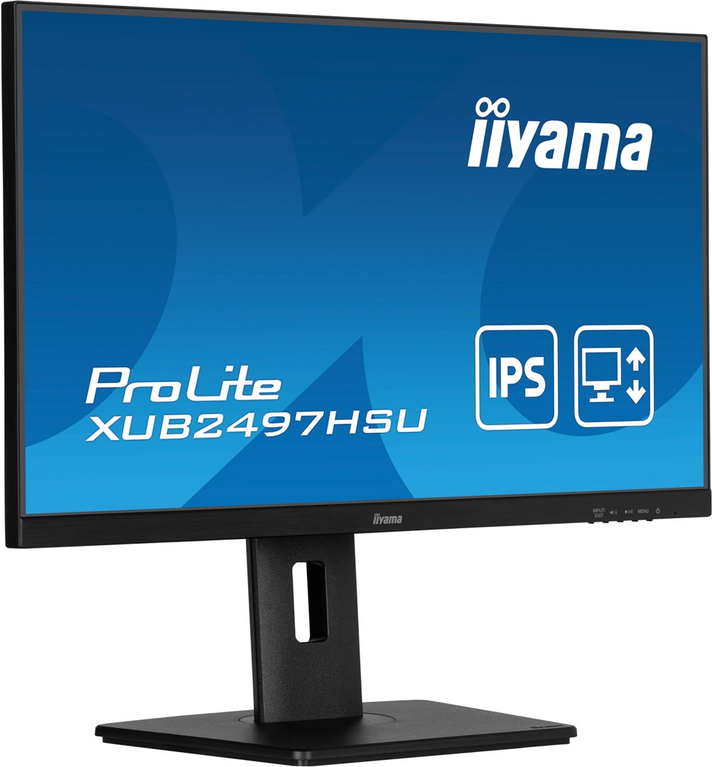 iiyama 24” IPS technology panel with height adjustable stand and 100Hz refresh rate iiyama 24” IPS technology panel with height adjustable stand and 100Hz refresh rate