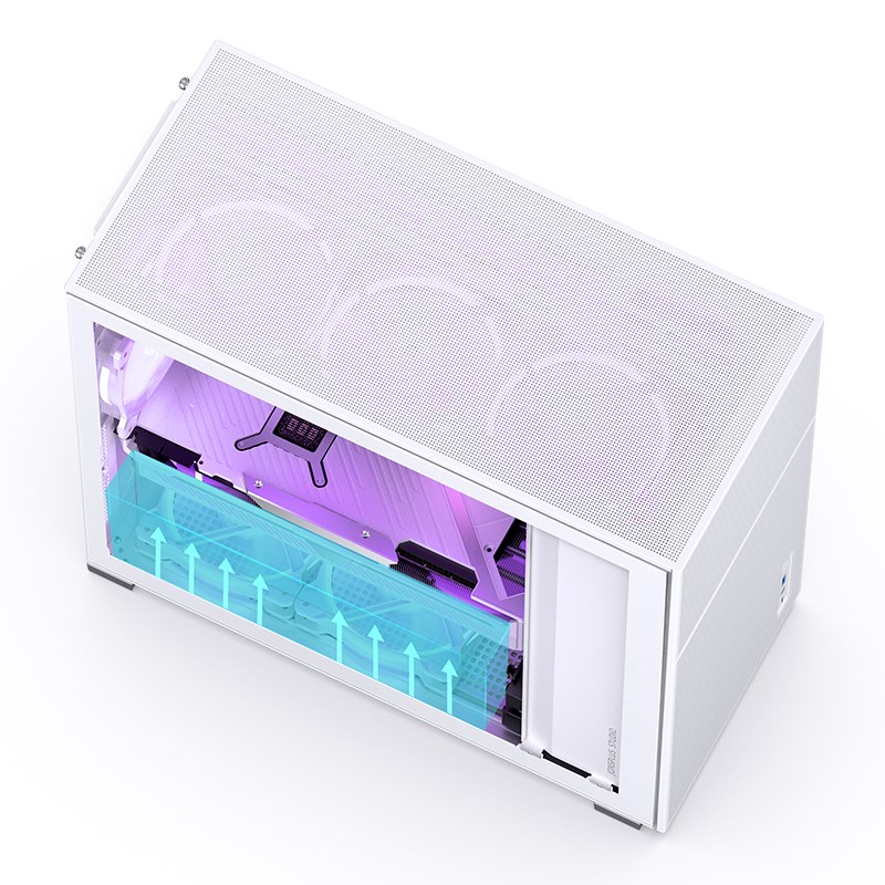 Jonsbo D41 MESH ATX Case, Tempered Glass - white Jonsbo D41 MESH ATX Case, Tempered Glass - white