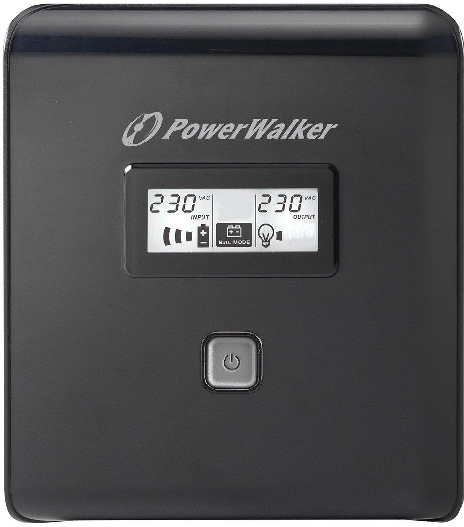 PowerWalker VI 1000 LCD uninterruptible power supply (UPS) 1 kVA 600 W 4 AC outlet(s) PowerWalker VI 1000 LCD uninterruptible power supply (UPS) 1 kVA 600 W 4 AC outlet(s)