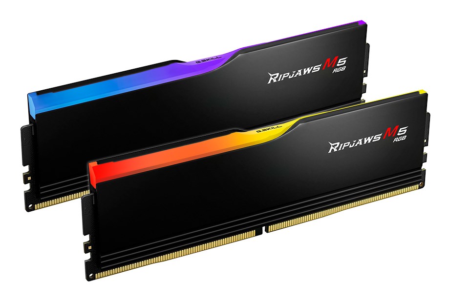 G.Skill Ripjaws M5 RGB F5-6000J3238F16GX2-RM5RK memory module 32 GB 2 x 16 GB DDR5 6000 MHz G.Skill Ripjaws M5 RGB F5-6000J3238F16GX2-RM5RK memory module 32 GB 2 x 16 GB DDR5 6000 MHz