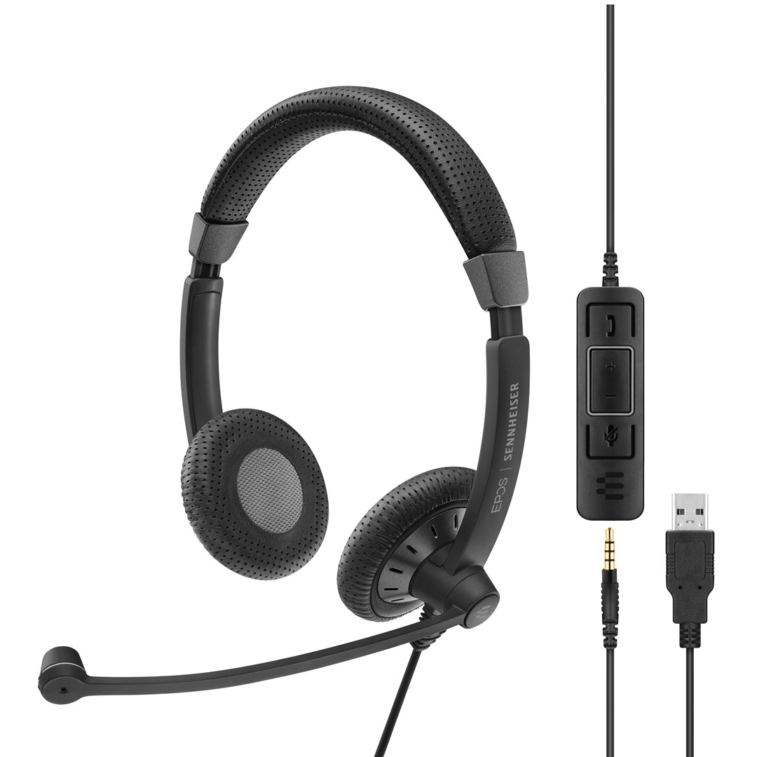 EPOS | SENNHEISER IMPACT SC 75 USB MS Headset Wired Headband Connectivity/Music USB Type-A Black EPOS | SENNHEISER IMPACT SC 75 USB MS Headset Wired Headband Connectivity/Music USB Type-A Black