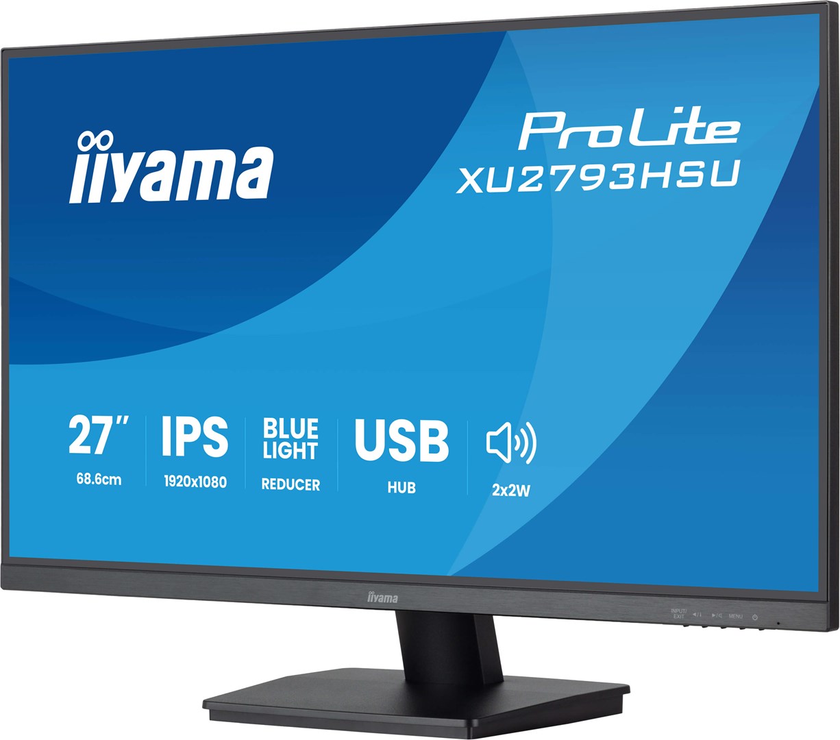 iiyama ProLite 27” IPS technology panel with USB hub and 100Hz refresh rate iiyama ProLite 27” IPS technology panel with USB hub and 100Hz refresh rate