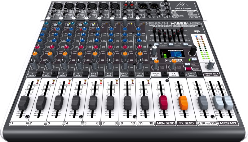 Behringer X1222USB audio mixer 4 channels Behringer X1222USB audio mixer 4 channels