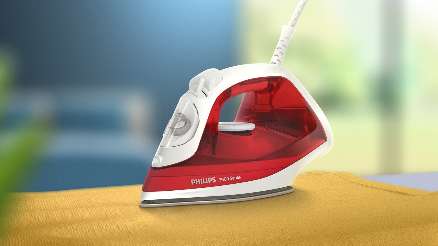 Philips 2000 series DST2010/40 iron Steam iron Non-stick soleplate Red, White Philips 2000 series DST2010/40 iron Steam iron Non-stick soleplate Red, White