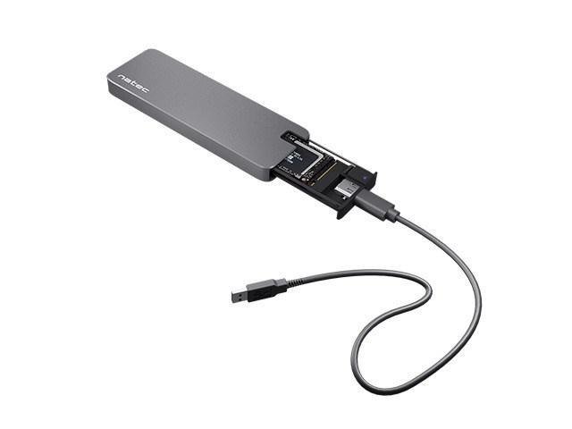 NATEC SSD ENCLOSURE RHINO M.2 NVME ALUMINIUM NATEC SSD ENCLOSURE RHINO M.2 NVME ALUMINIUM