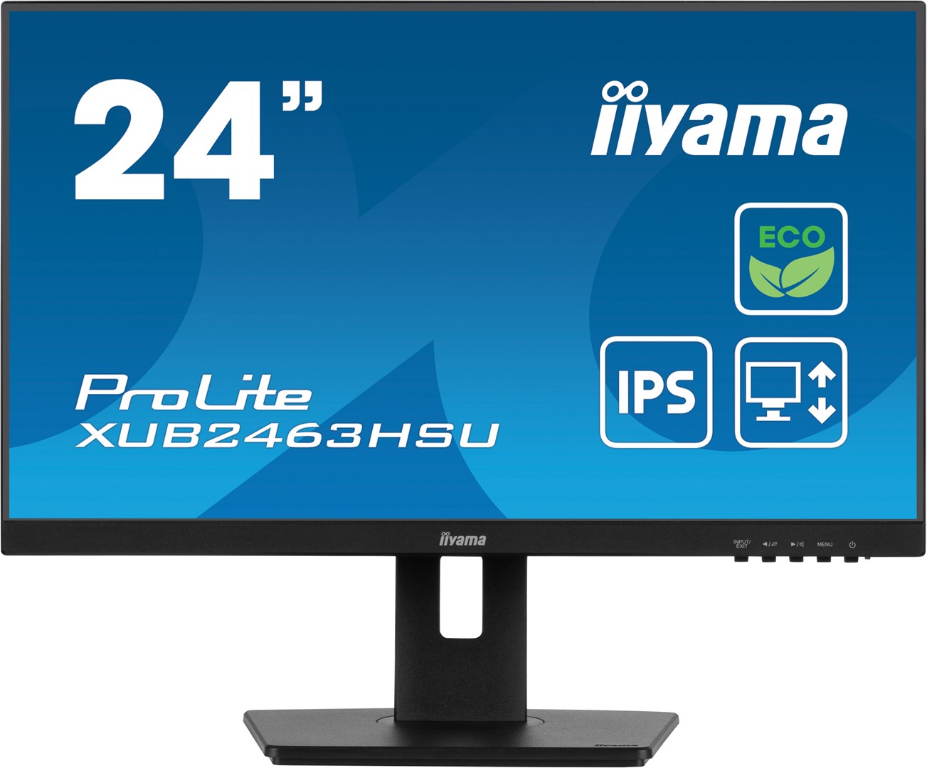 iiyama ProLite XUB2463HSU-B1 computer monitor 61 cm (24") 1920 x 1080 pixels Full HD LED Black iiyama ProLite XUB2463HSU-B1 computer monitor 61 cm (24") 1920 x 1080 pixels Full HD LED Black