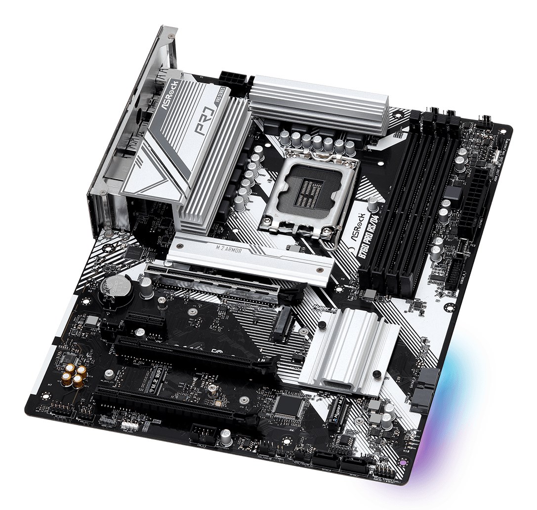 Asrock B760 Pro RS/D4 Intel B760 LGA 1700 ATX Asrock B760 Pro RS/D4 Intel B760 LGA 1700 ATX