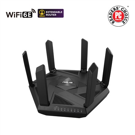 ASUS RT-AXE7800 wireless router Tri-band (2.4 GHz / 5 GHz / 6 GHz) Black ASUS RT-AXE7800 wireless router Tri-band (2.4 GHz / 5 GHz / 6 GHz) Black