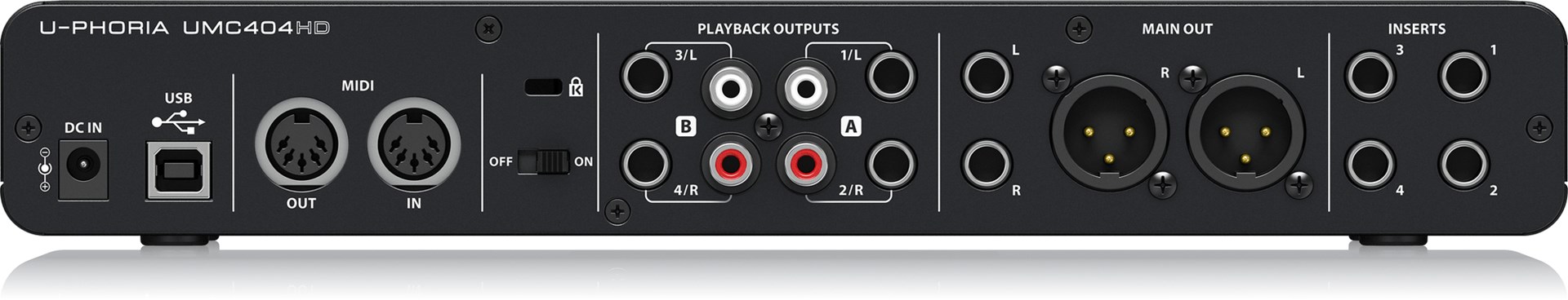 Behringer UMC404HD recording audio interface Behringer UMC404HD recording audio interface
