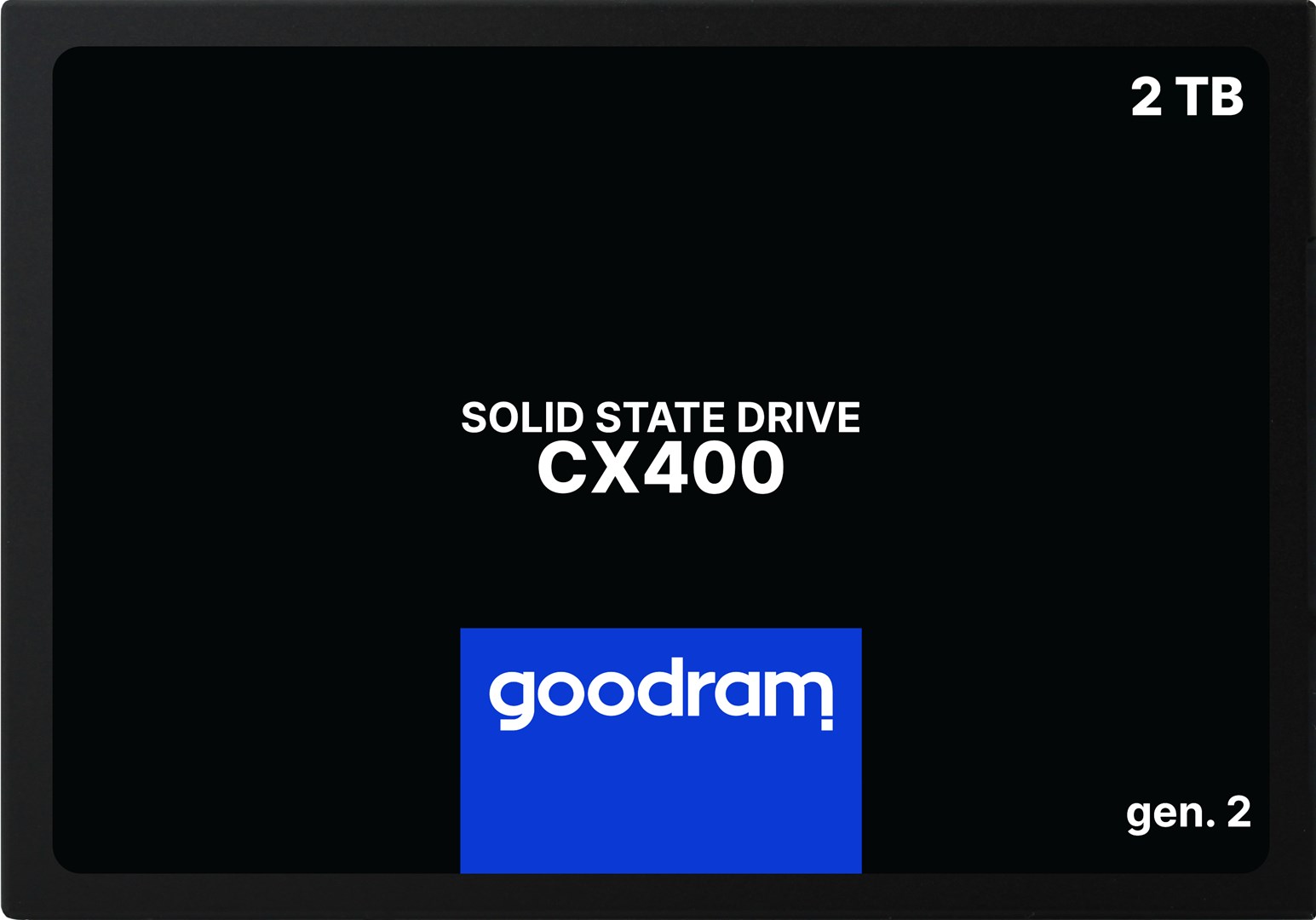 Goodram CX400 SSDPR-CX400-02T-G2 2 TB 2.5" Serial ATA III 3D NAND Goodram CX400 SSDPR-CX400-02T-G2 2 TB 2.5" Serial ATA III 3D NAND