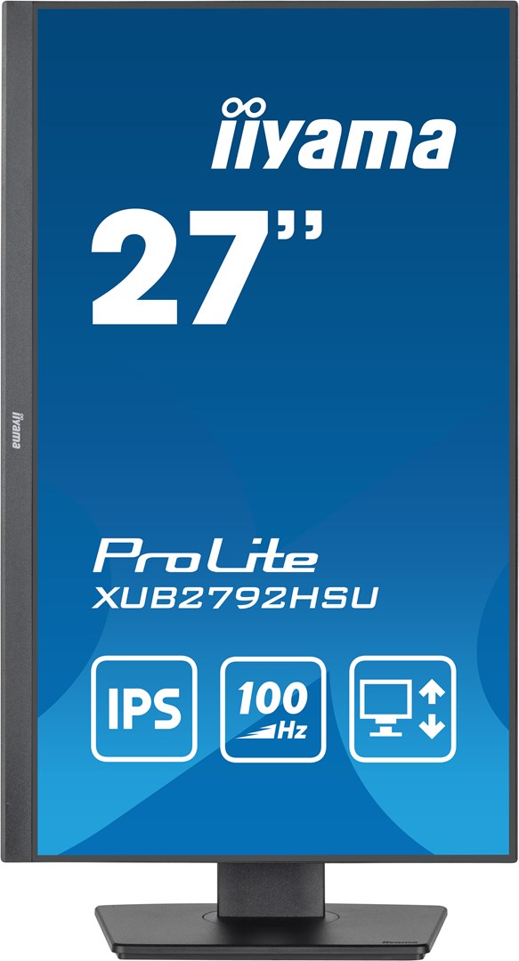 iiyama 27” IPS technology panel with height adjustable stand and 100Hz refresh rate iiyama 27” IPS technology panel with height adjustable stand and 100Hz refresh rate