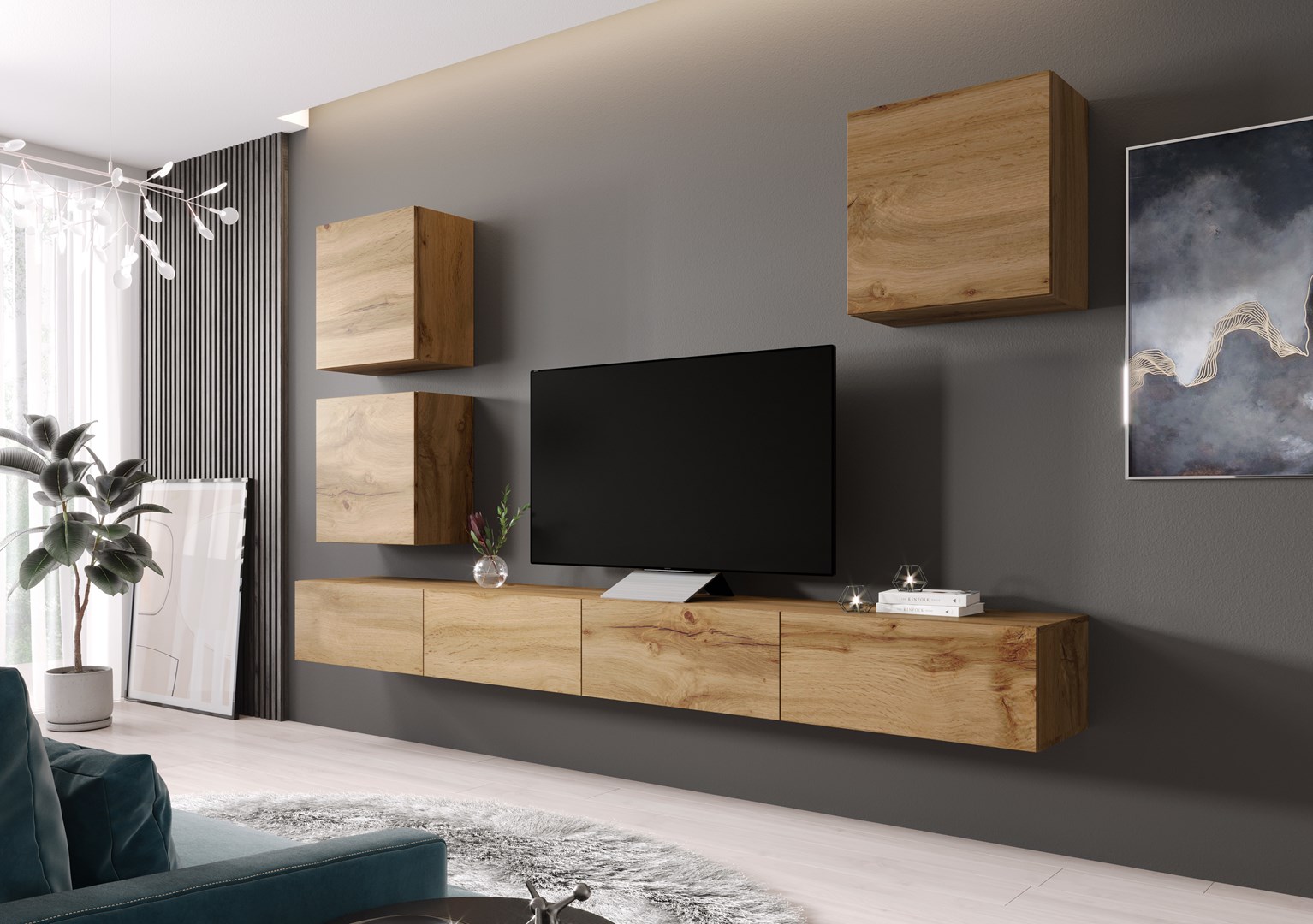 Cama Square cabinet VIGO 50/50/30 wotan oak Cama Square cabinet VIGO 50/50/30 wotan oak