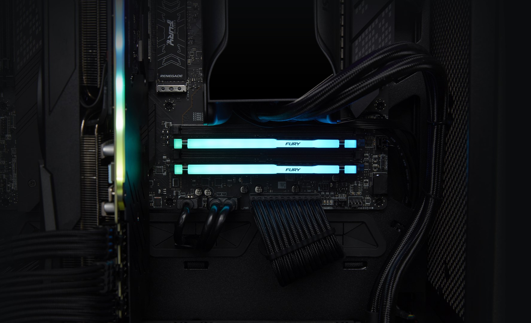 Kingston Technology FURY Beast 32GB 5600MT/s DDR5 CL36 DIMM (Kit of 2) RGB Kingston Technology FURY Beast 32GB 5600MT/s DDR5 CL36 DIMM (Kit of 2) RGB