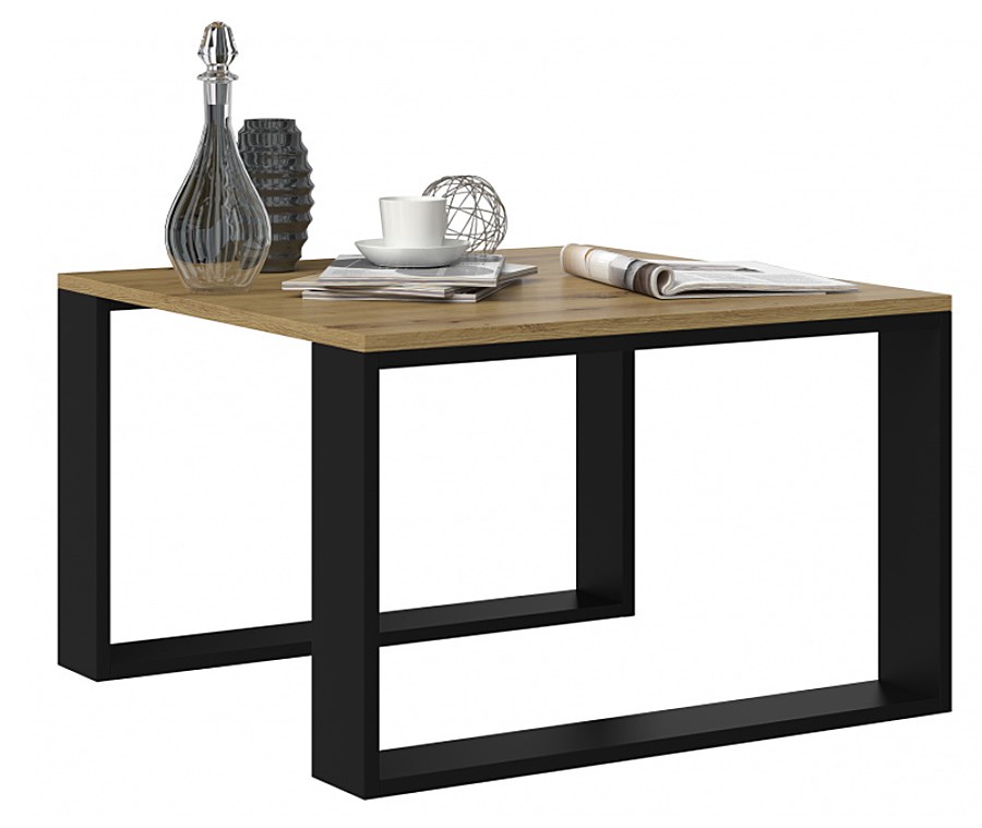 MODERN MINI table 67x67x40 cm Artisan Oak/Black MODERN MINI table 67x67x40 cm Artisan Oak/Black