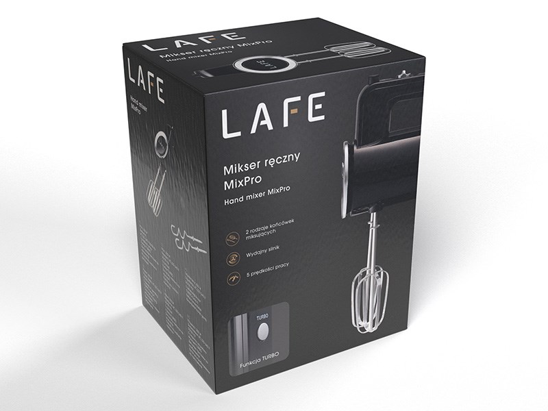 LAFE Hand Mixer MixPro 300 W Black LAFE Hand Mixer MixPro 300 W Black